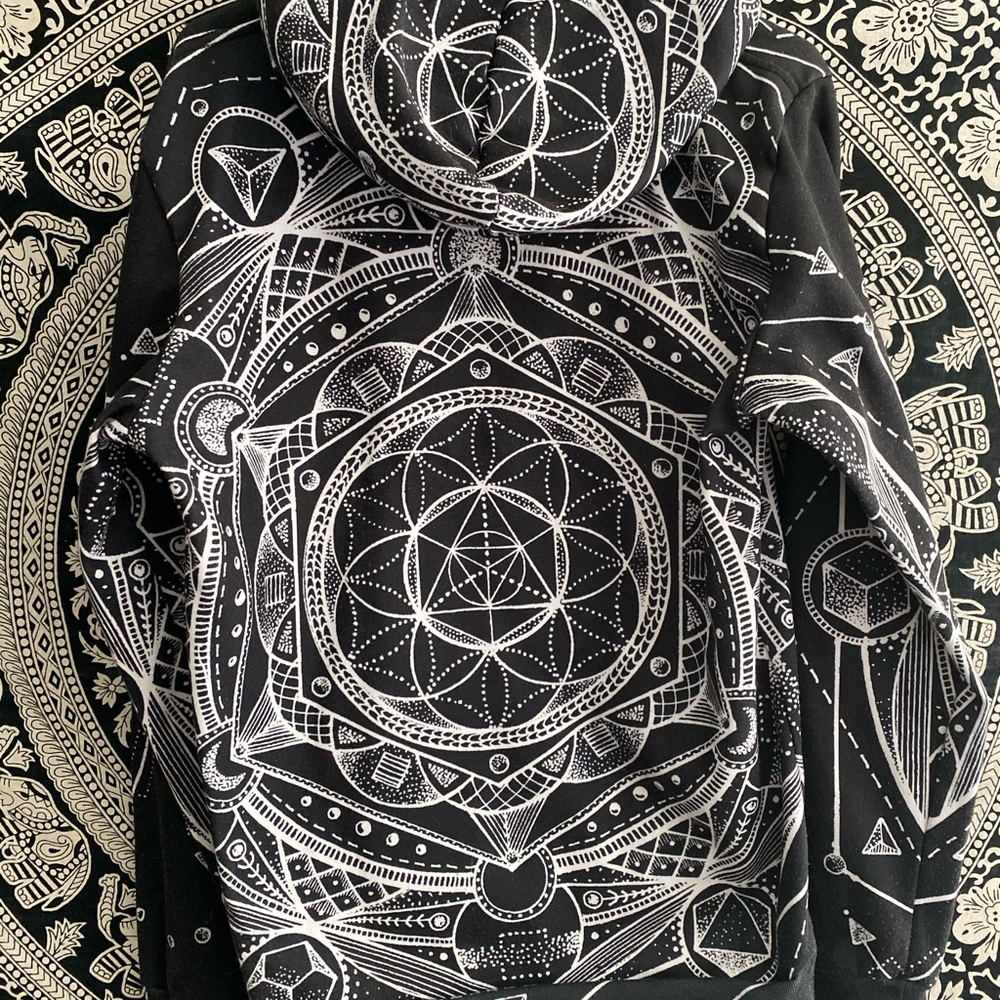 iHeartEDM pattern hoodie